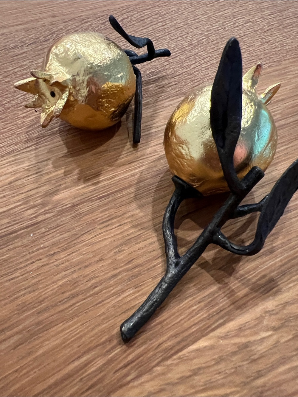 Michael Aram Gold Pomegranate Salt & Pepper Shakers - Picture 3 of 6